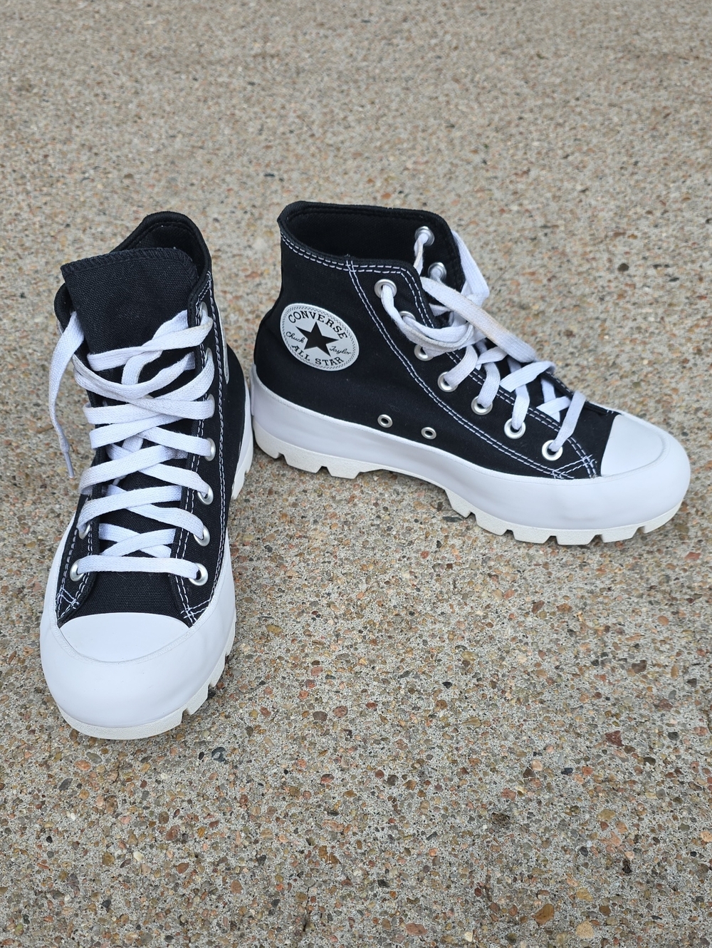 Converse Chuck Taylor All Star Lugged Chunky Platform Black High Top